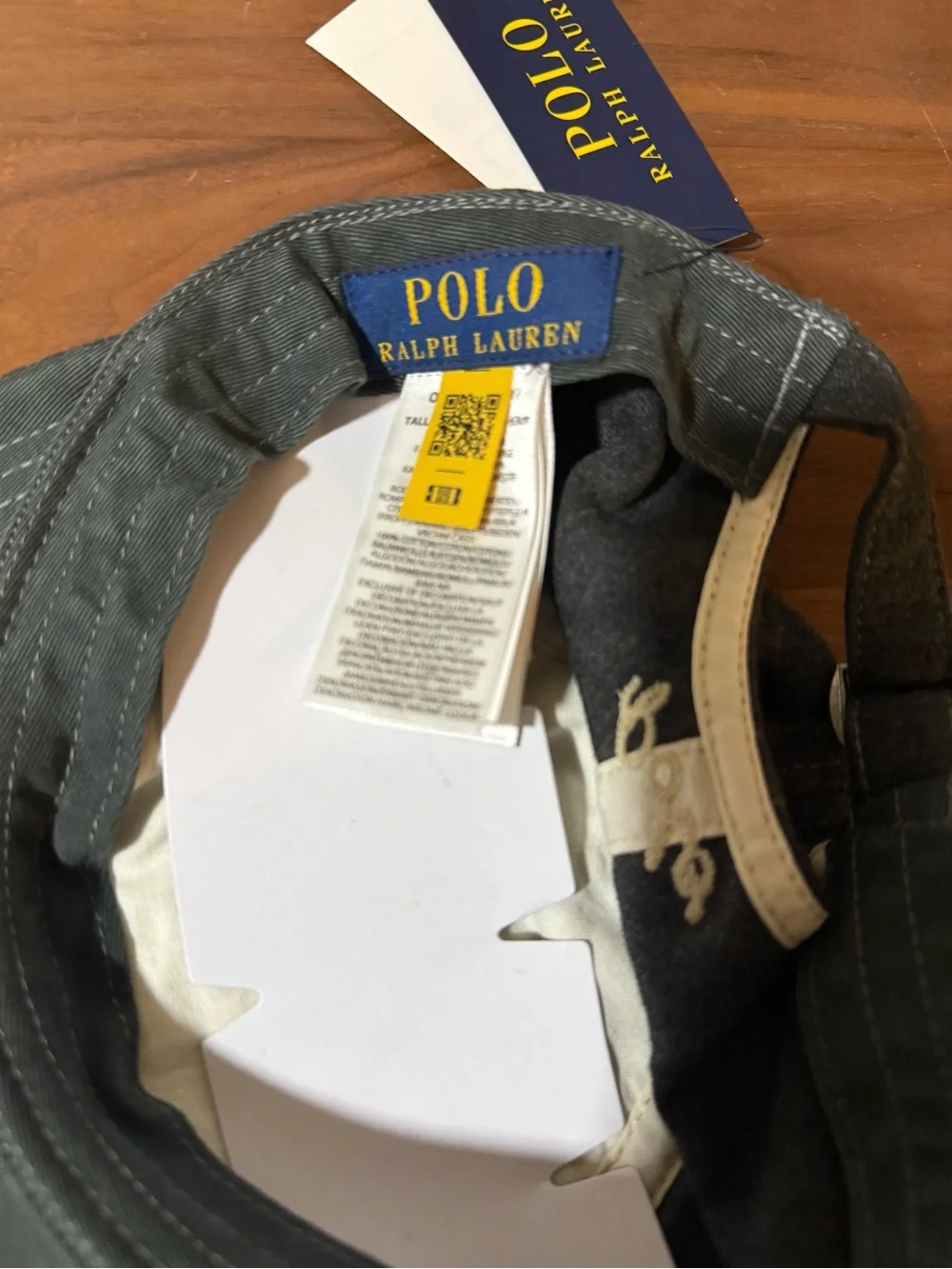 Polo Ralph Lauren Brushed Chamois Ball Cap Medium Grey Heather 
